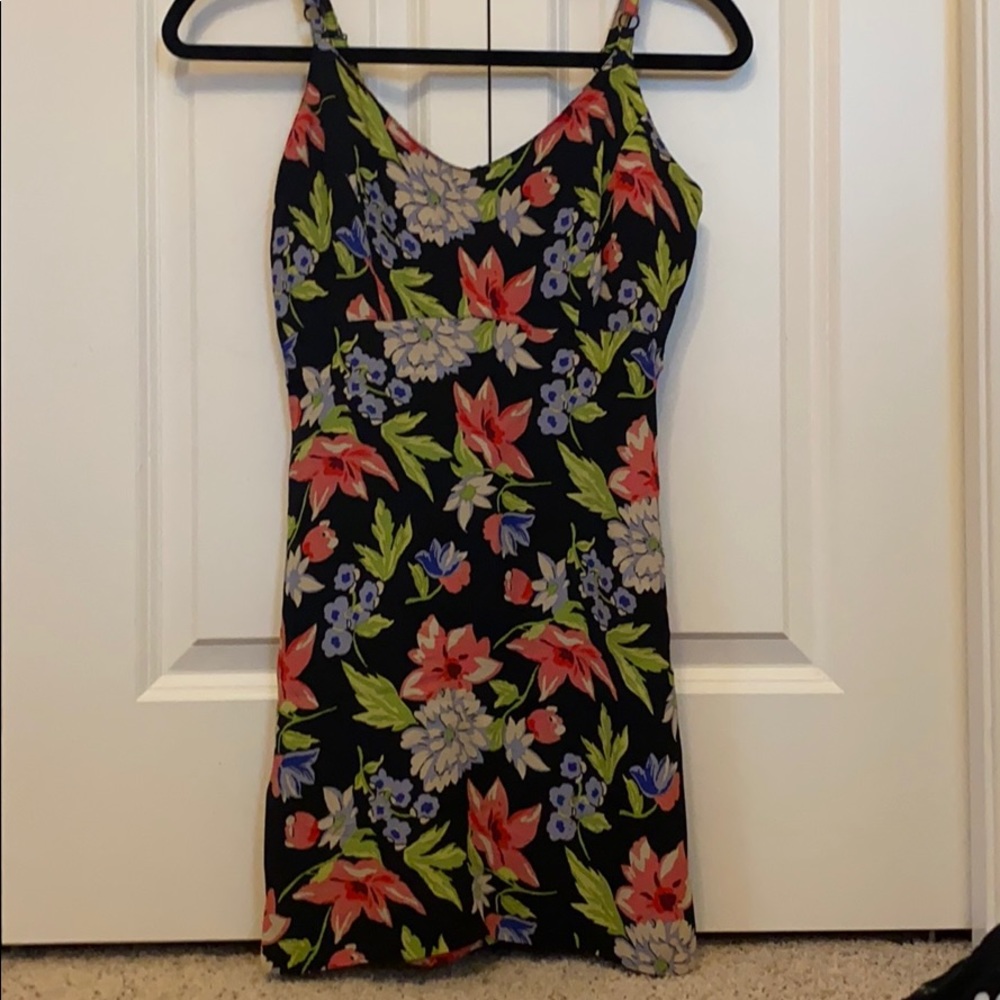 Black Floral Betsey Johnson Dress